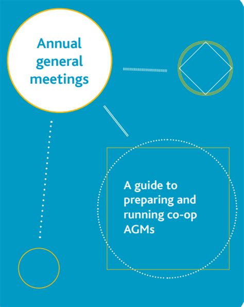 Annual General Meetings Agm Guide In Depth Co Operatives Uk