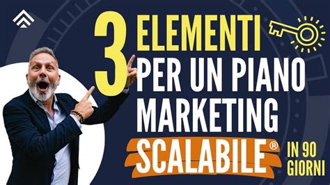 3 Elementi Chiave Per Un Piano Marketing Scalabile In 90 Giorni YouTube