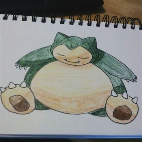 I am never drawing a snorlax again | Drawing Amino