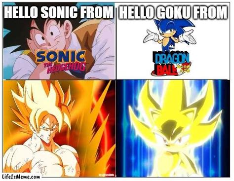 Proof Sonic was inspired by Dragon Ball - LifeIsMeme