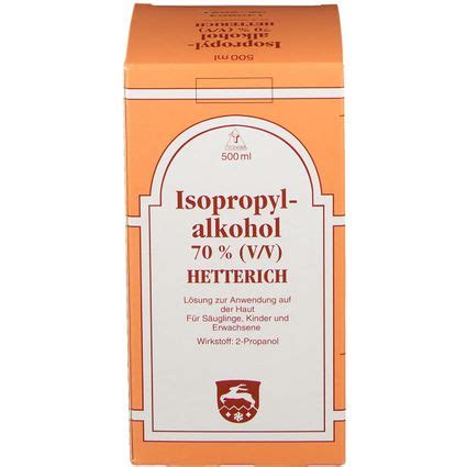 Isopropylalkohol Hetterich Ml Shop Apotheke