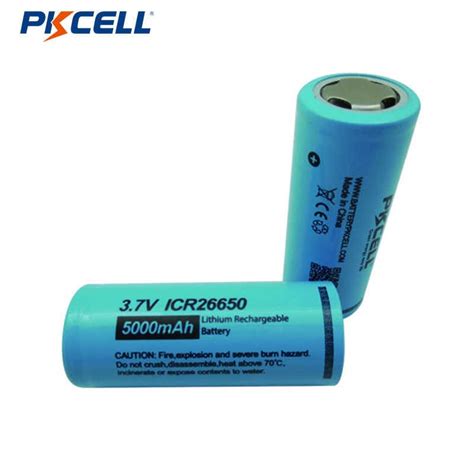 Icr V Li Ion Battery Mah Power Cell For Flashlight E Tools