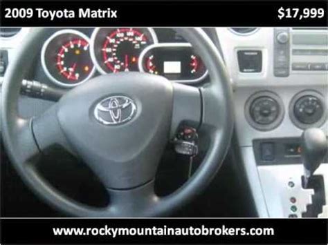 2009 Toyota Matrix Used Cars Colorado Springs CO YouTube