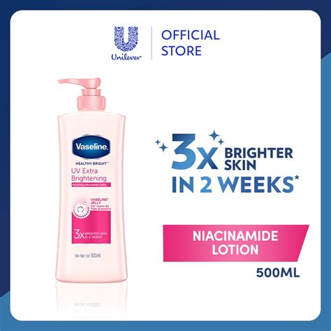 Vaseline Healthy Bright Uv Extra Brightening Lotion Ml Shopee