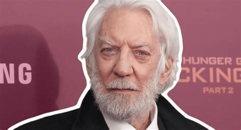 Muere Donald Sutherland Actor Que Interpret Al Presidente Snow En