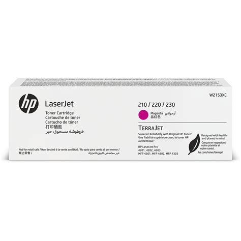 Hp Magenta Contract Laserjet Toner Cartridge W2153xc