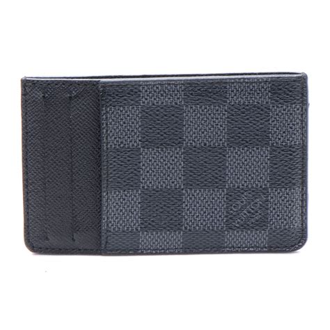 LOUIS VUITTON Damier Graphite Card Holder 48238