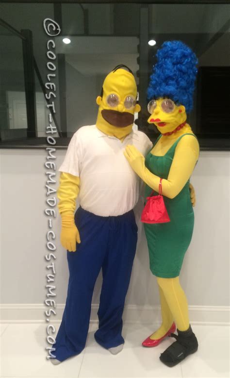 Marge And Homer Simpson Costumes