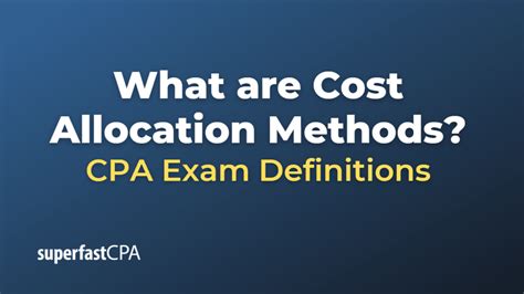 What Are Cost Allocation Methods