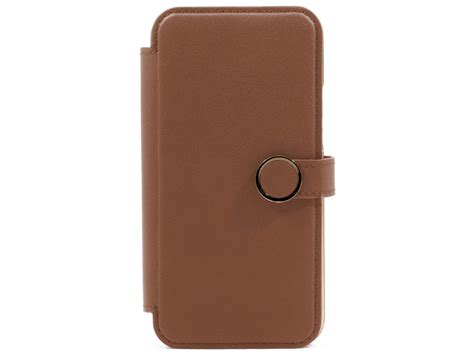 Greenwich Oxford Folio Iphone Pro Max Hoesje Cognac