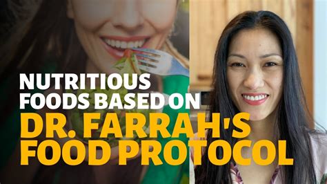 Nutritious Foods Based On Dr Farrah S Protocol Youtube