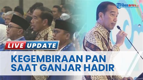 Sorakan Kegembiraan Peserta Rakornas PAN Saat Ganjar Pranowo Disebut