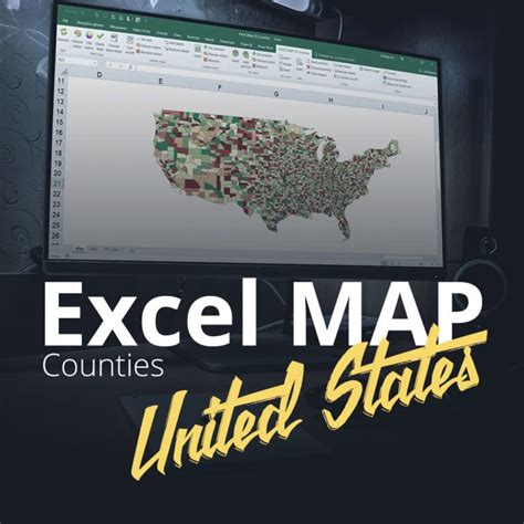 Custom Excel Map Maps For Excel Simple Excel Add In To Create