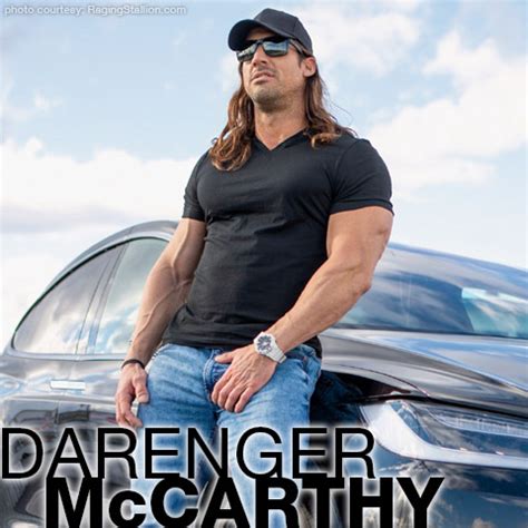 Darenger Mccarthy Long Haired Handsome Hunk Gay Porn Star