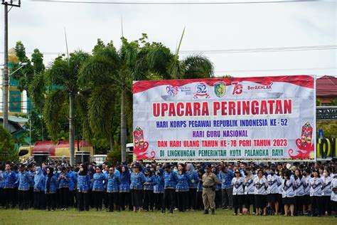 Infopublik Pemko Palangka Raya Gelar Upacara Peringatan Hari Guru