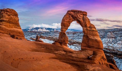 Delicate Arch, Arches National Park Utah Stock Photo - Image of nature ...