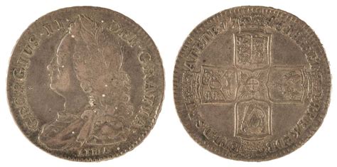 Lot 487 George Ii 1727 60 Halfcrown 1745