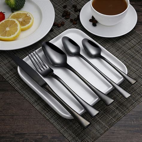 Houston® Black Flatware Set – 30 Piece – Urban Kitchen™