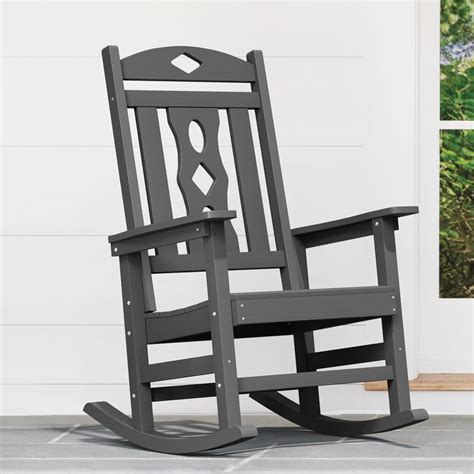 Cozyman Outdoor Rocking Chairs All Weather Resistant Porch