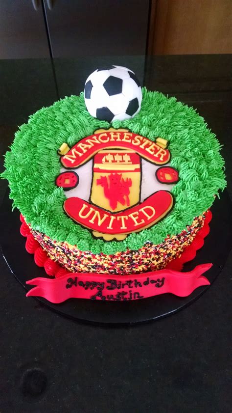 Manchester United Soccer Cake Cakecentral