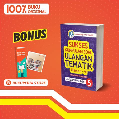 Jual Buku Kelas Sd Sukses Ulangan Soal Ulangan Tematik Tema