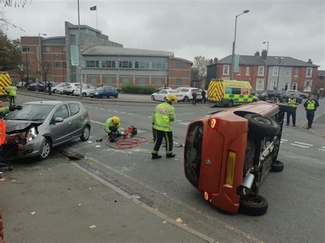 Woman Taken To Hospital After Car Overturns In Bloxwich Express And Star