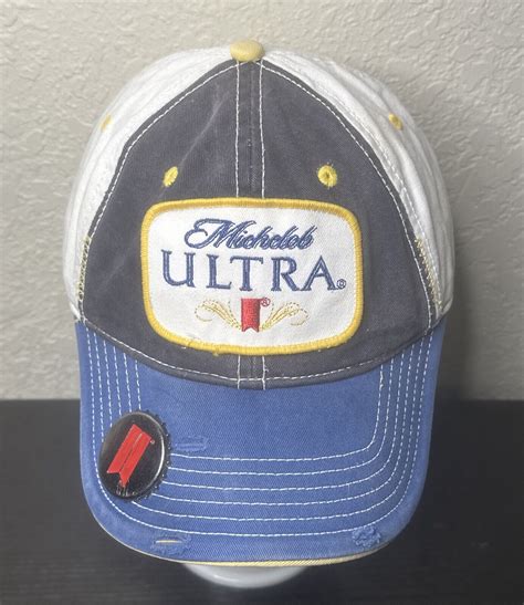 Michelob Ultra Trucker Cap Patch With Bottle Opener W Gem