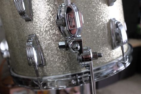 July 1967 Ludwig Super Classic 22x14” 13x9” And 16x16” In Silver Sparkle — Joe Cox Drums