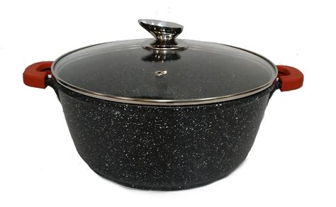 Купить Кастрюля с мраморным покрытием 6,5 л Zurrichberg ZBP-7095 Black ...