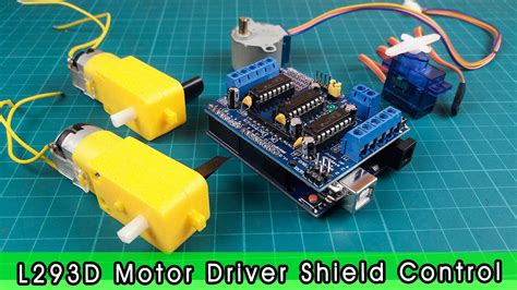 L D Motor Driver Shield With Arduino Off