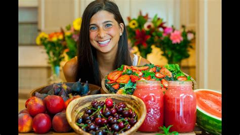 What Fullyraw Kristina Eats In A Day Summer Edition Youtube