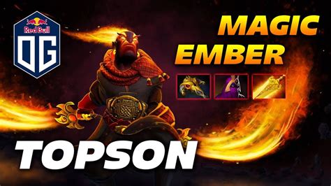 Topson Magic Ember Spirit Dota 2 Pro Gameplay YouTube