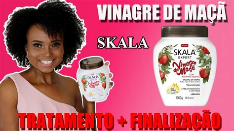 Testei Vinagre de Maçã Skala Lançamento como Tratamento e Finalização