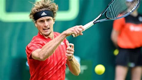 ATP Halle Alexander Zverev Unterlag Ugo Humbert Im Achtelfinale