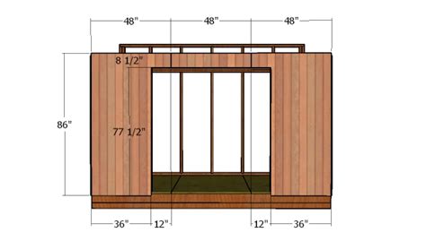 6x12 Lean To Shed Free Diy Plans Howtospecialist How To Build