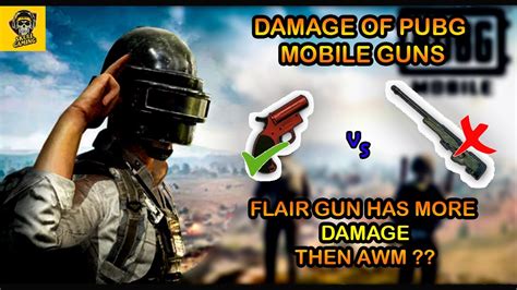 Highest Damage Guns Of Pubg Mobile Pubg Mobile Guns Damage