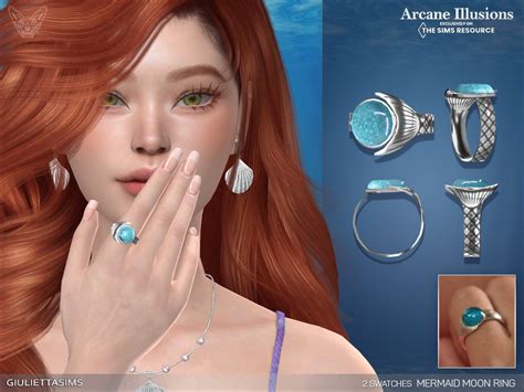 Feyona S Arcane Illusions Mermaid Moon Ring Sims 4 Sims Sims 4 Mods