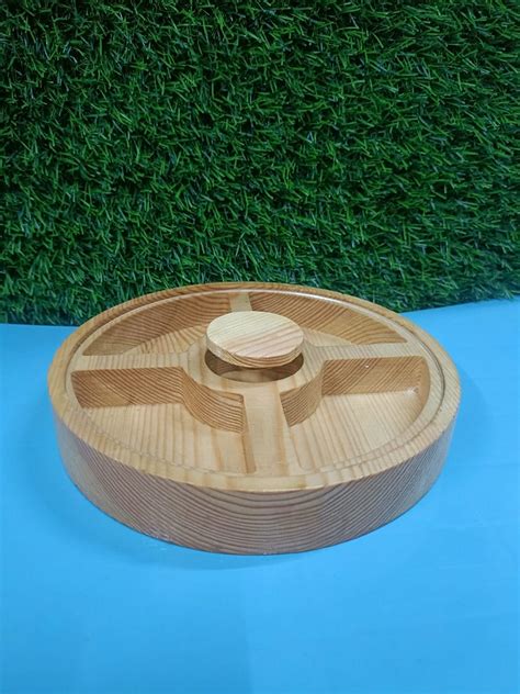 WOODEN MASALA BOX ROUND – Mudrastore