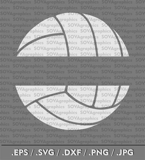 Volleyball svg Volleyball monogram svg dxf png eps Your | Etsy