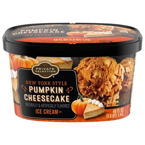 Private Selection New York Style Pumpkin Cheesecake Ice Cream Tub