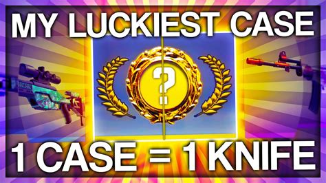 MY LUCKIEST CASE EVER 1 CASE KNIFE YouTube