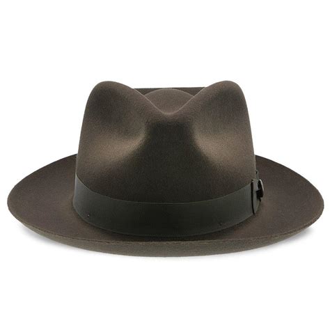 Mens Stetson Chatham Wool Felt Fedora Hat 238 In Brim