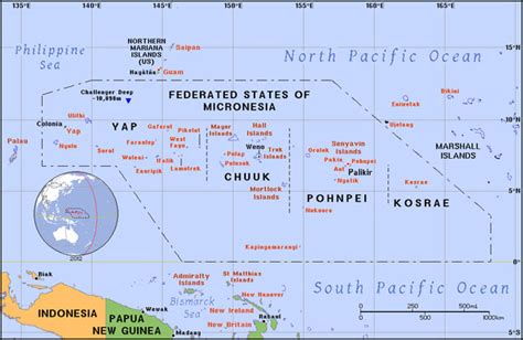 Full Political Map Of Micronesia Micronesia Full Political Map Maps Of All