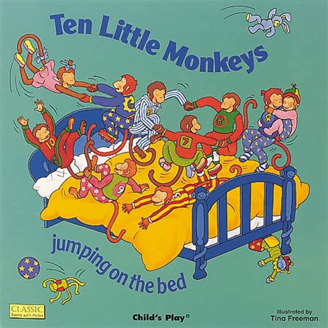 5 Little Monkeys Jumping On The Bed Book Author Bed Western