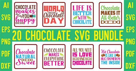 Chocolate Svg Bundle Bundle · Creative Fabrica