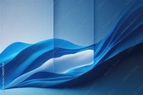 Windows 11 abstract blue background for desktop Stock Illustration ...