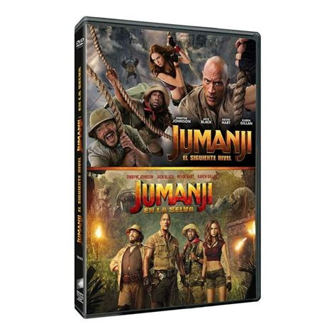 Jumanji En La Selva El Siguiente Nivel Set 2 Peliculas Dvd Sony Dvd