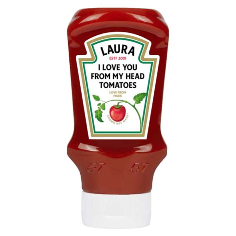 Personalised Tomato Ketchup Labels - Clever Creations