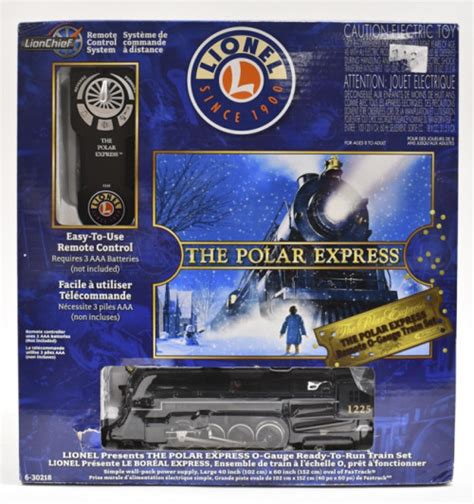 Sold Price Lionel Polar Express O Gauge Train Set 6 30218 Invalid