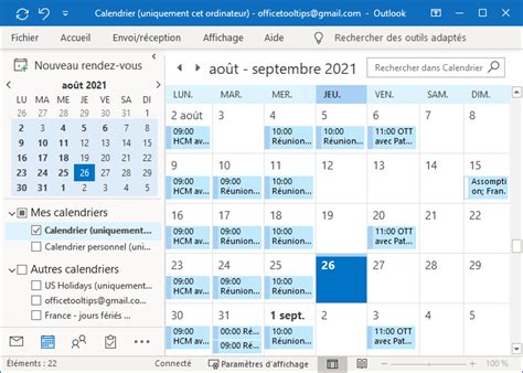 Comment Imprimer Un Calendrier Outlook Ou Lenregistrer Au Format PDF